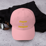 Stressy and Depressy Dad Hat