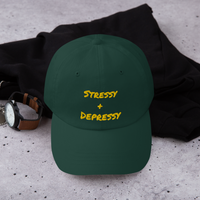 Stressy and Depressy Dad Hat